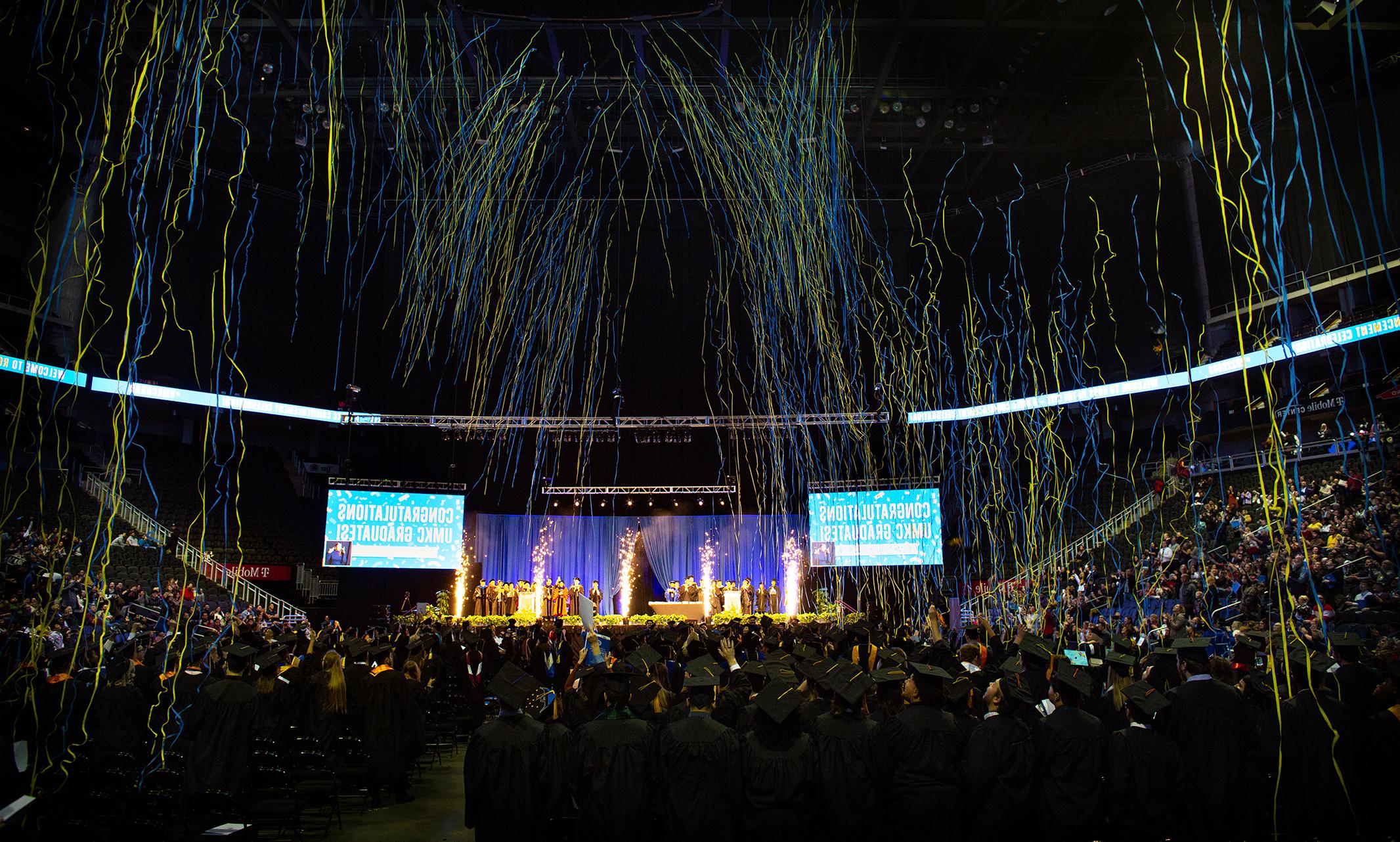 UMKC mid-year graduation ceremony at T-Mobile Center